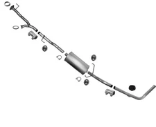 Exhaust Extension Y Pipe Muffler Tail Pipe For 2005-2006 Toyota Tundra 4.0L