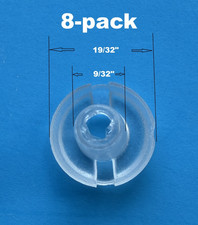 8-pack 9/32" Horizontal Blinds Bottom Rail Ladder Cord Button Plug 9/32 inch