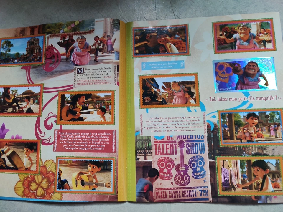 ALBUM PANINI-COCO -DISNEY PIXAR-2017-COMPLET-EDITION FRANCAISE- - Photo 4/4