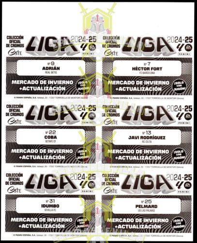 HOJA MERCADO DE INVIERNO + ACTUALIZACION 2024 2025 ⚽ LA LIGA ESTE PANINI 24/25 - Imagen 23 de 38
