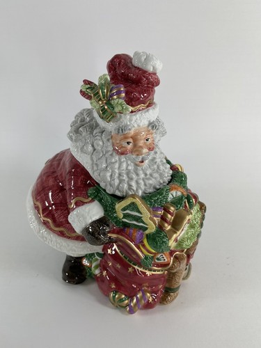 Fitz and Floyd Santa’s Sweets Cookie Jar 2058/74 With Box In Box - Picture 3 of 12