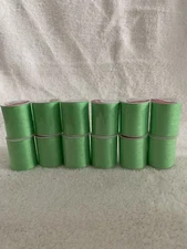 100% Polyester Thread Lot of 12  200 Yards per Spool - Light Green