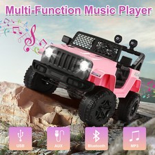 Ride On Car Trucks 12V Electric Kids Toys MP3 Music Light with Remote Control 