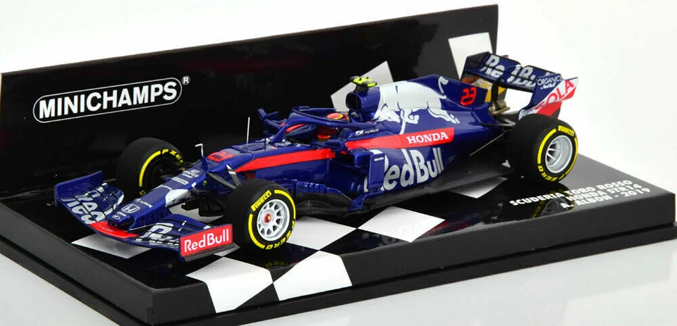 MODELLINO AUTO 1:43 F1 MINICHAMPS TORO ROSSO HONDA ALBON 2019 DIECAST MODELLISMO - Immagine 3 di 4