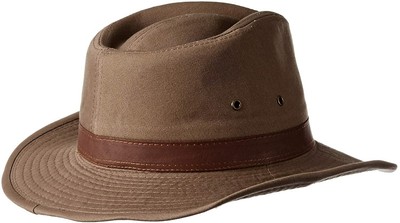 Dorfman Pacific Men's Twill Outback Hat 