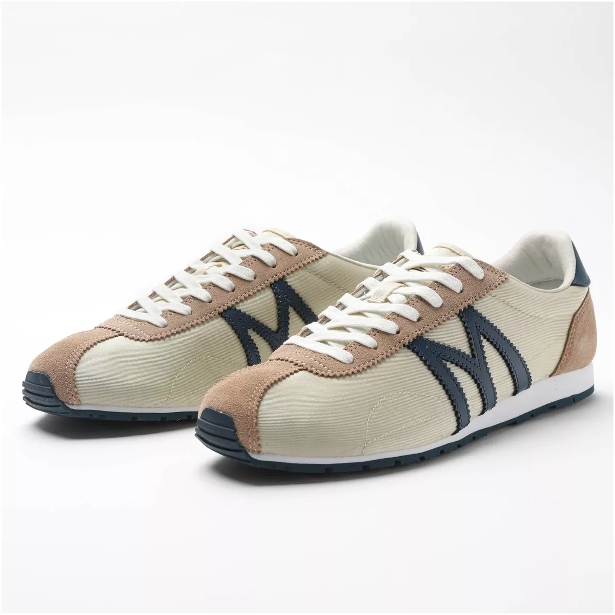 Mizuno M-LINE Shoes Sneakers MLC-00 D1GF2113 Beige x navy | eBay