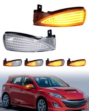 For Mazda 3 Bl 2008-2014 6 Gh 2007-2015 2x Dynamic Led Mirror Turn Signal Lights For Mazda 3 Bl 2008-2014 6 Gh 2007-2015 2x Dynamic Led Mirror Turn Signal Lights