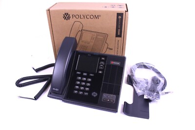 Polycom CX600 Desktop POE IP Business Office Phone Telefon Schnurgebunden NEU