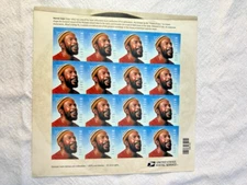 Marvin Gaye Postage Stamp Sheet of 16 Forever Stamps