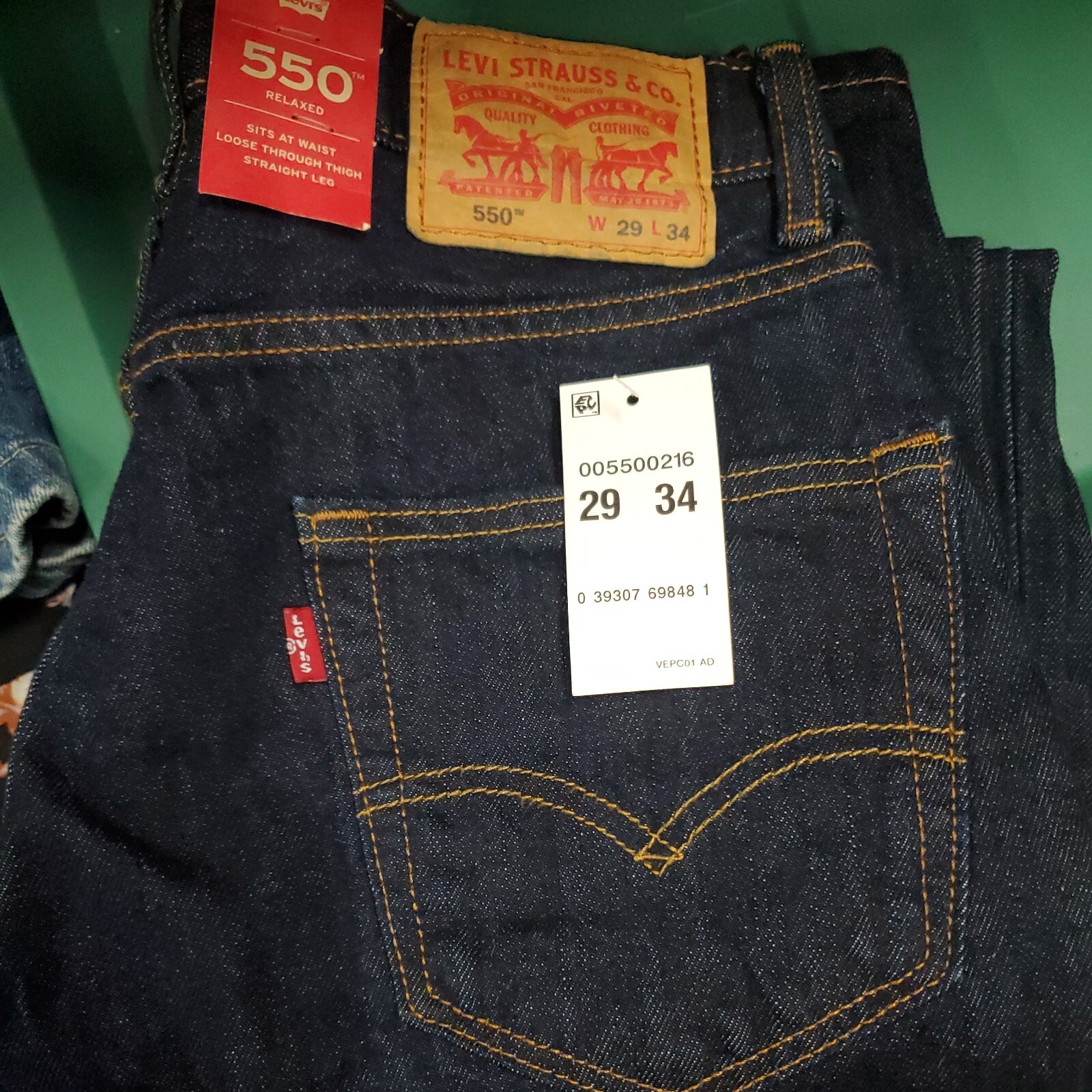 Levis 550 Relaxed fit Jeans 29 