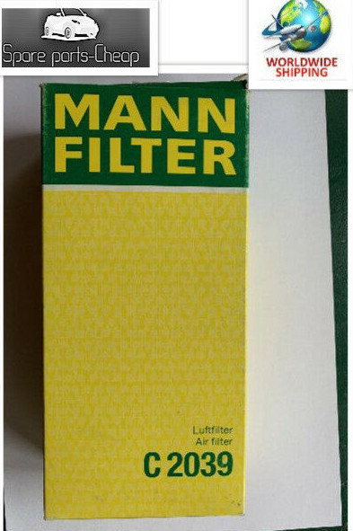 Mann Filter Air Filter C2039 VW GOLF I, GOLF II, JETTA I, JETTA II,CADDY I 02.74