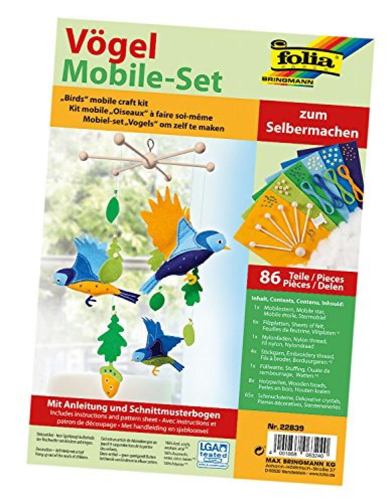 Idena Folia 22839 - Mobile Set Birds - NUOVO