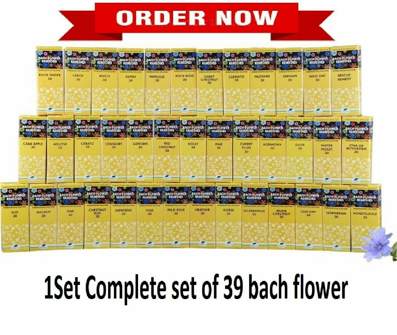 Set of 40 bach flower New Life Bach Flower Remedies Kit (30ml) 1Set