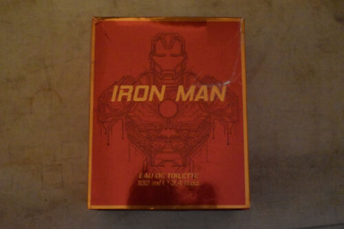 Marvel-Iron Man 3.4 oz EDT Cologne for Men-New in Box. (L2)