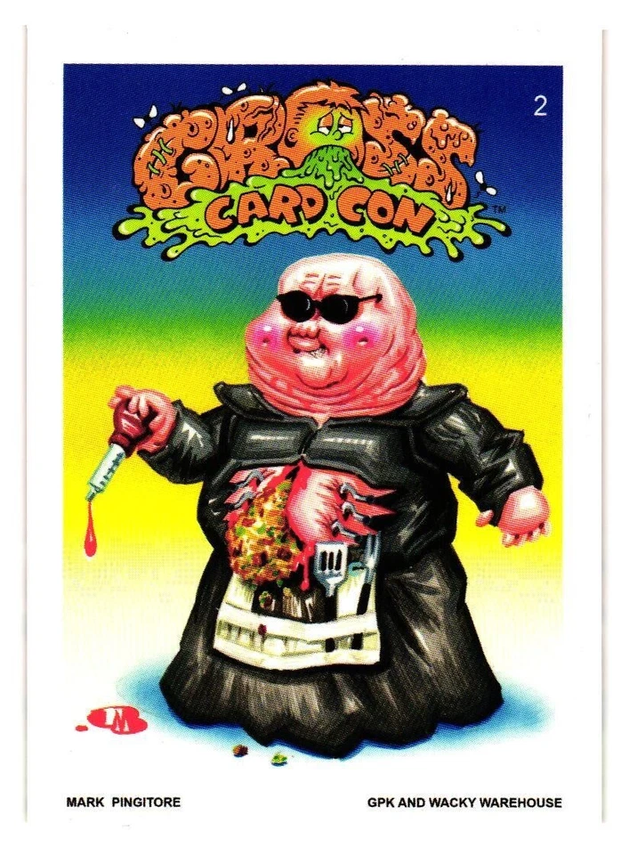 2022 GARBAGE PAIL KIDS GROSS CARD CARD CON ARTIST AUTOGRAPHED SET 11 AUTOGRAPHS - Image 2 of 4