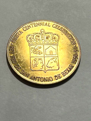 1990-91 Rey Feo De San Antonio De Bexar Fiesta Medal #19376