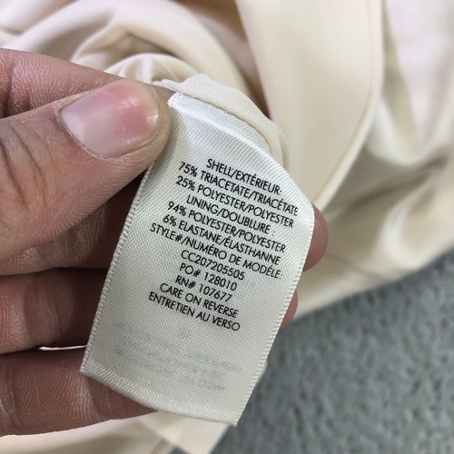Alice + Olivia Dress Womens 8 Kiyoko Champagne Sweetheart Asymmetrical $ 495 - Picture 17 of 18