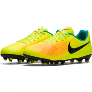 orange kids soccer cleats