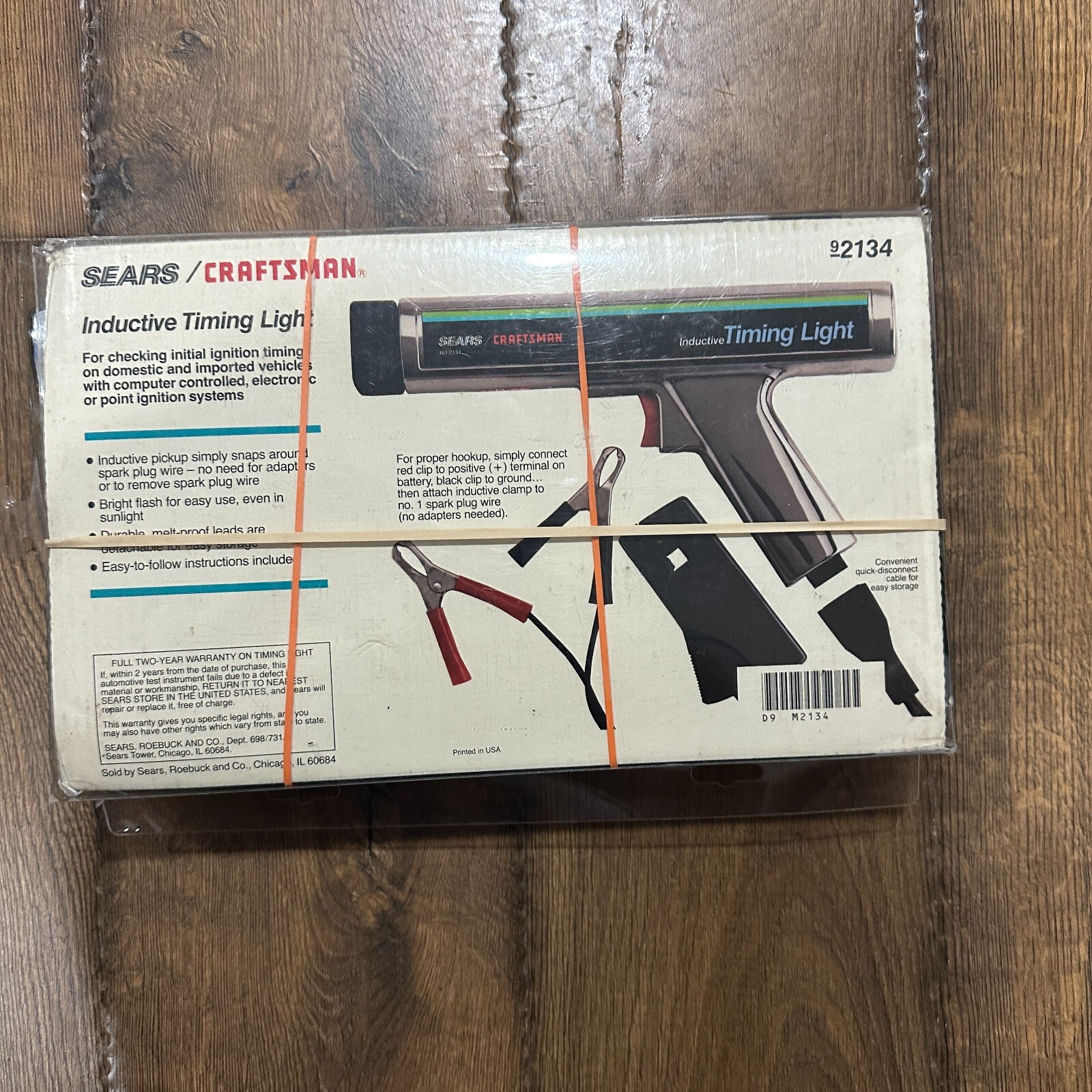 Sears CRAFTSMAN TIMING LIGHT 28 2134 161.213400 Chrome COMPLETE Orig