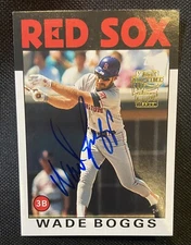 2005 Topps Fan Favorites WADE BOGGS AUTO /40 Archives Autograph SP SSP