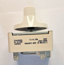 OEM Frigidaire Range Stove Burner Infinite Control Switch with knob 316436000