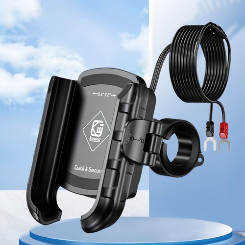 36W Motorcycle Wireless Charger USB Fast Charging Motorbike Phone Holder Mount - Zdjęcie 4 z 21
