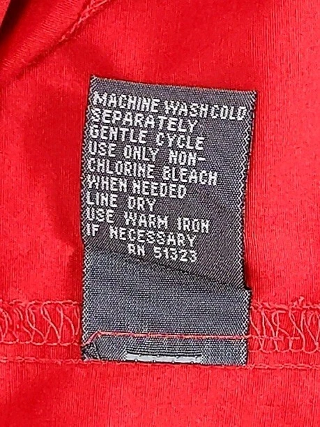 Blusa a medida Kenneth Cole Reaction talla 6 roja cuello en V mangas 3/4 top profesional Foto 3 de 4