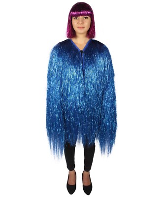 Adult Women's Party Tinsel Costume Set, Multiple Color Options, Tinsel Material