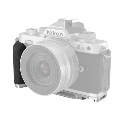 Smallrig L-Shaped Grip for Nikon Z fc with Ergonomic Silicone Hand Grip Silver