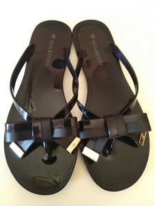 Mulberry Black Jelly Bow Sandals Size Uk5 Eur38 Bnwob Ebay Mulberry Black Jelly Bow Sandals Size Uk5 Eur38 Bnwob Ebay