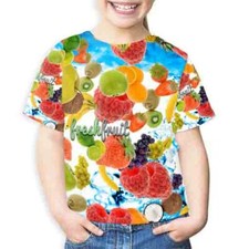 New Kids Tshirt Fresh Fruit Design