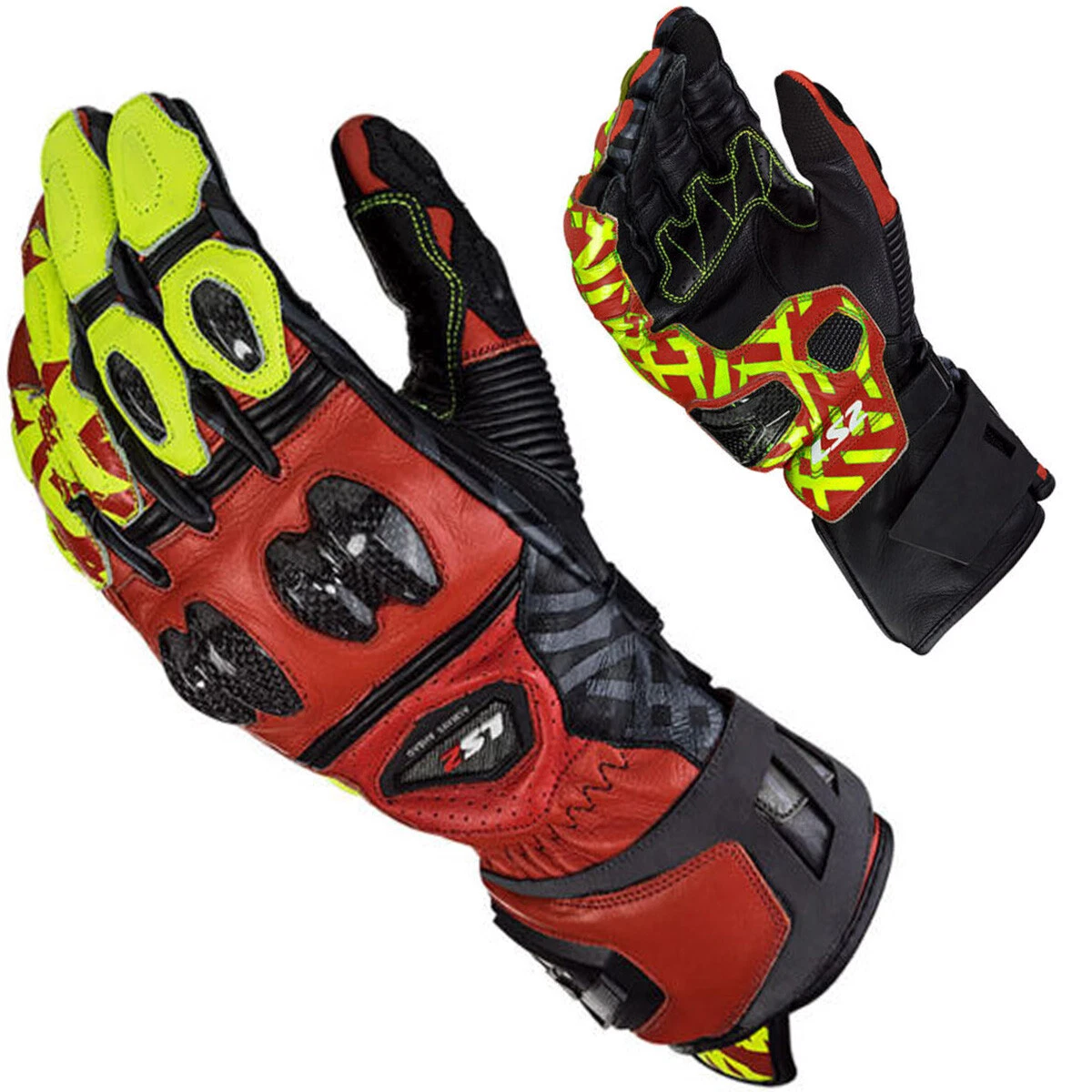 Racing leather deals gloves