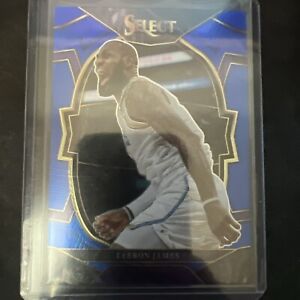 2020 Panini Select Blue #23  LeBron James  Los Angeles Lakers