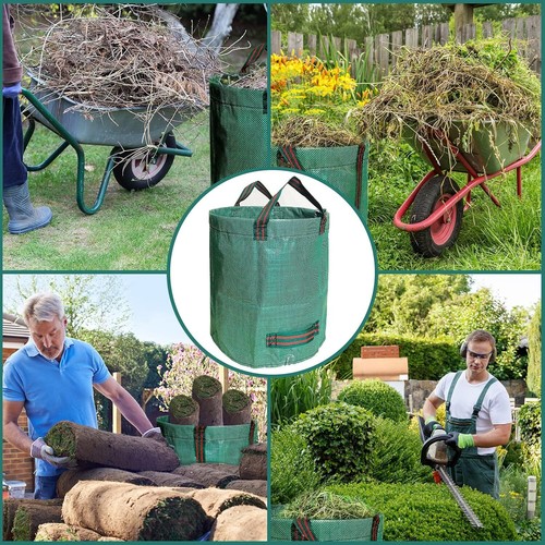 Heavy Duty Garden Bags - 500L x 2 Reusable Sacks with Handles, Ideal for Collect - Picture 7 of 8