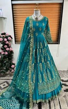 PARTY WEAR FAUX GEORGETTE TOP LEHENGA WITH DUPATTA FOR WOMEN AND GIRLS