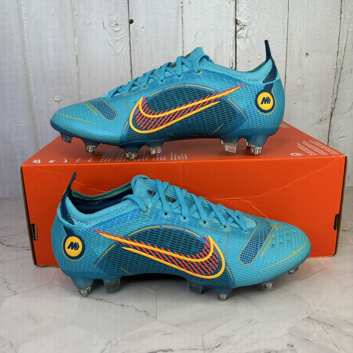 Nike Mercurial Vapor 14 Elite SG PRO AC Mens Sz 6 Soccer Cleats