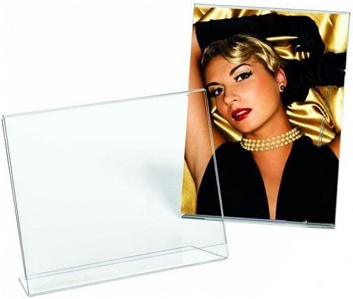 lebez Cornice In Acrilico Trasparente Porta Prezzi Orizontale 20X15 Cm