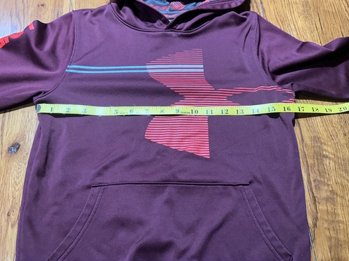 Under Armour Hoodie Pullover Hooded Sweatshirt Youth Size Large Boy's - Picture 4 of 8