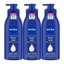 Nivea 5-in-1 Nourishing Body Lotion - Body Milk, 13.5oz 400ml  Pack of 3 