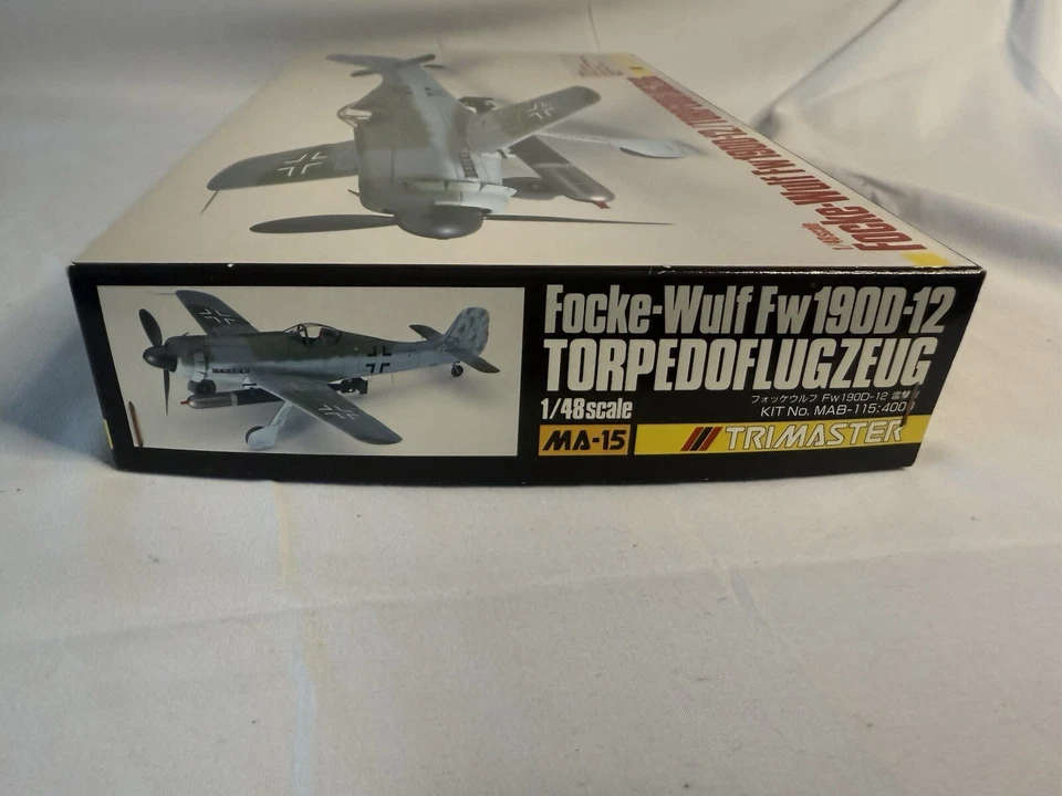 Trimaster Focke Wulf Fw 190D-12 1:48 MAB-115:4000 Plastic Model Kit Unassembled - Image 3 of 4