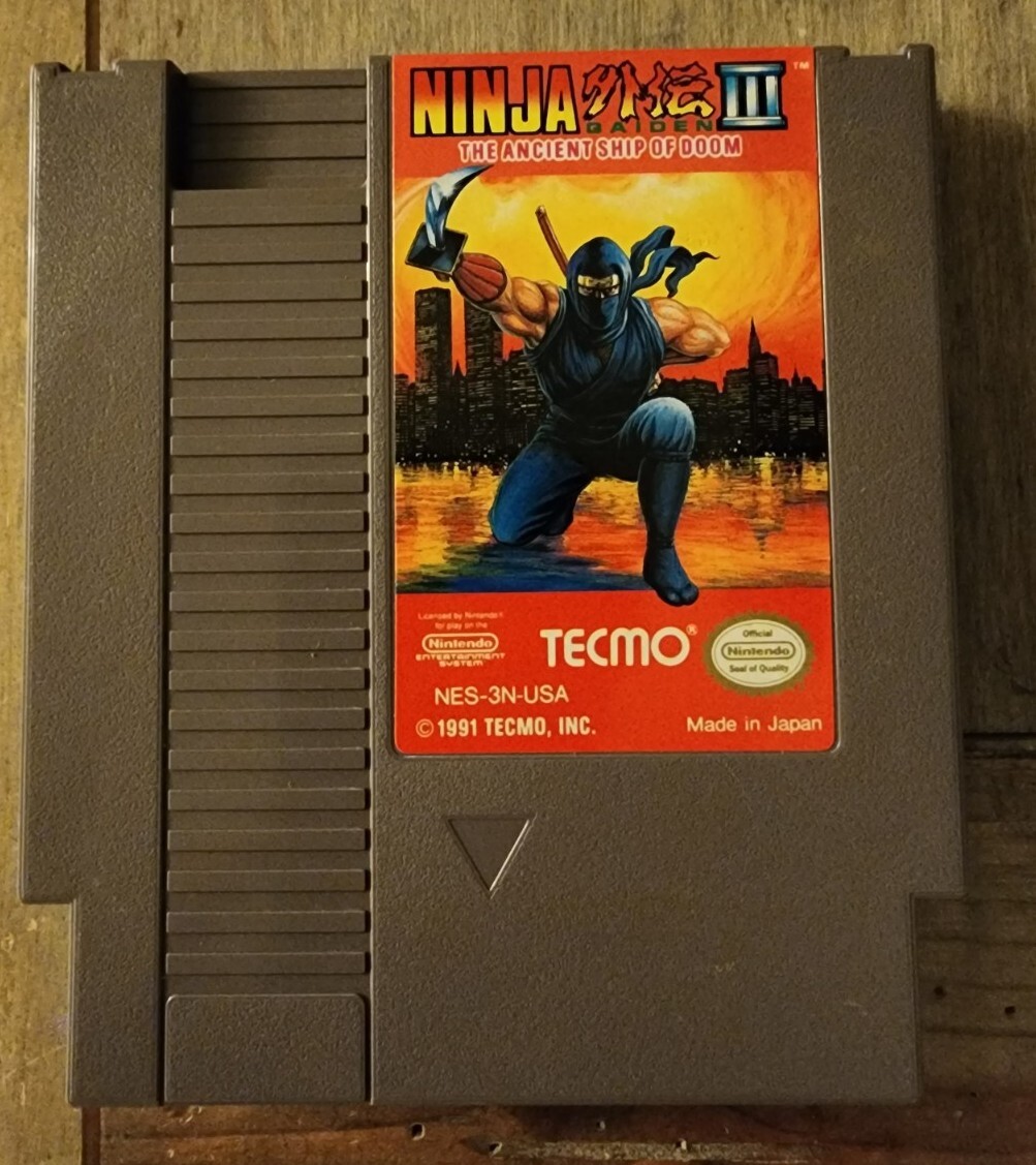 Ninja Gaiden III 3: Ancient Ship of Doom Nintendo NES