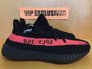 yeezy sply 350 red and black