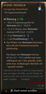 DIABLO 4 SIDHE-FESSELN    SORCERESS  SEASON 7    Vessel Of Hatred