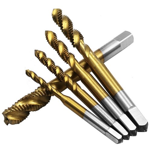 M3/M4/M5/M6/M8 HSS Screw Tap Metric Spiral Tap Drills High Speed Steel