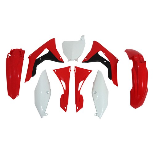 Rtech Plastics Kit For Honda Crf 450 R 2019 2020 Redblackwhite Ebay 