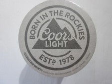 Full Sleeve Coors Light Brewing Co Beer Coasters Bar Mats Born In The Rockies