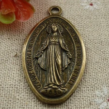 20 pcs Antique bronze portrait charms pendant 48x26mm L-1831 For Jewelry Making