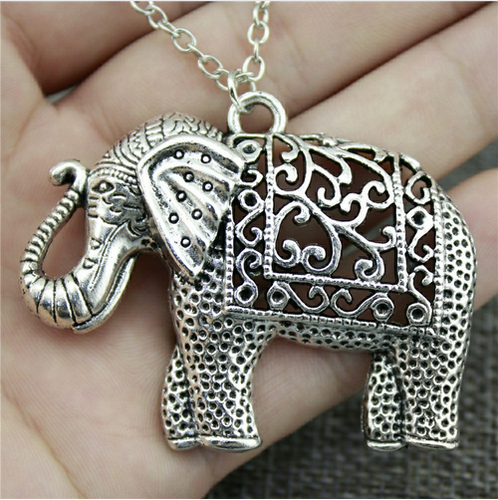 59*47mm Elephant Pendant Necklace | eBay