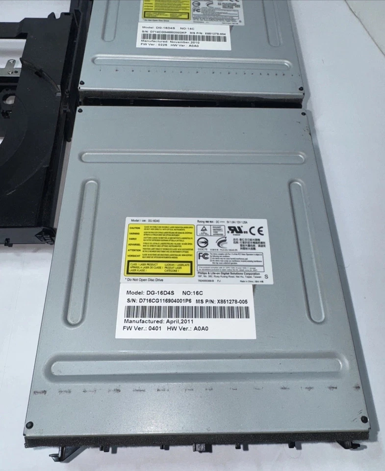 PHILIPS XBOX 360 Slim DVD Drives DG-16D4S for Parts or Repair Lot - Image 3 of 4