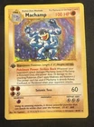 Pokémon TCG Machamp Holo Rare 1st Edition Base Set 8/102 HP